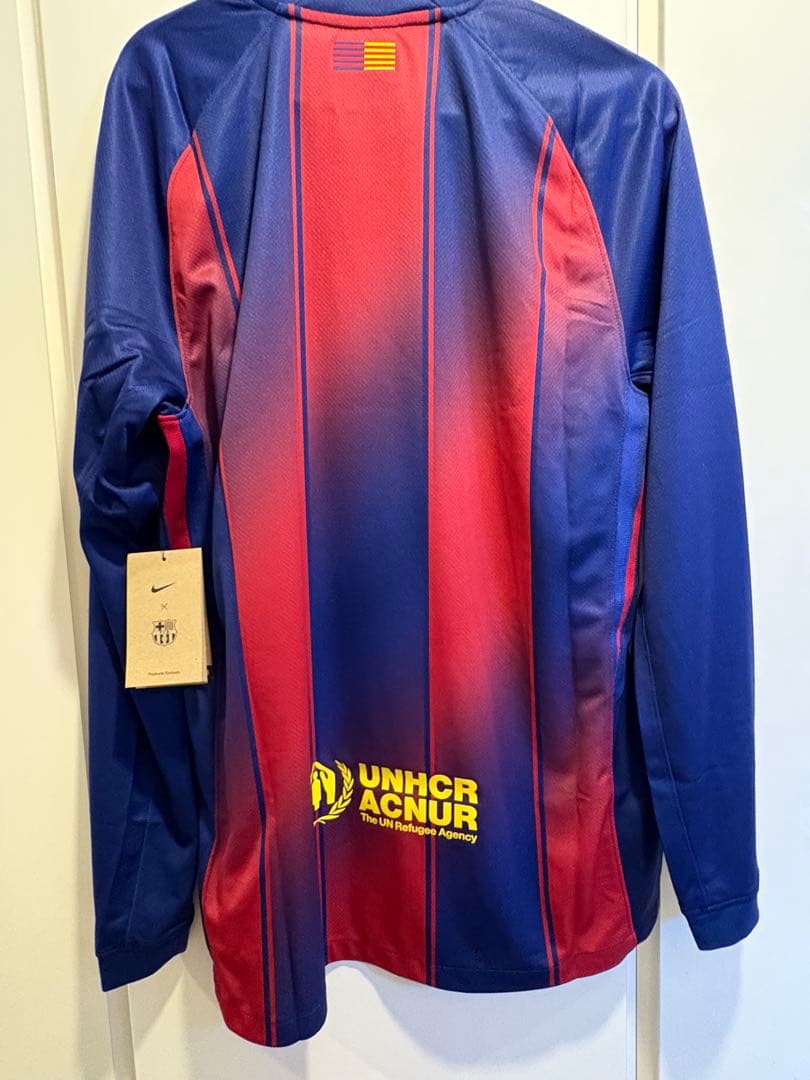 R*W様 Nike FCバルセロナ 25-26 ホーム ユニフォーム 長袖 Mサ