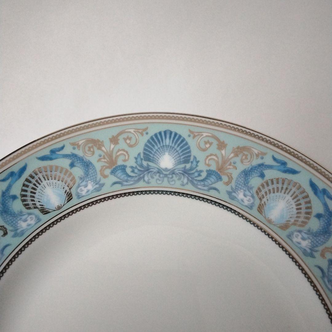 ウェッジウッド　ドルフィンブルー　プレート　20.5cm　未使用 　美品　廃盤