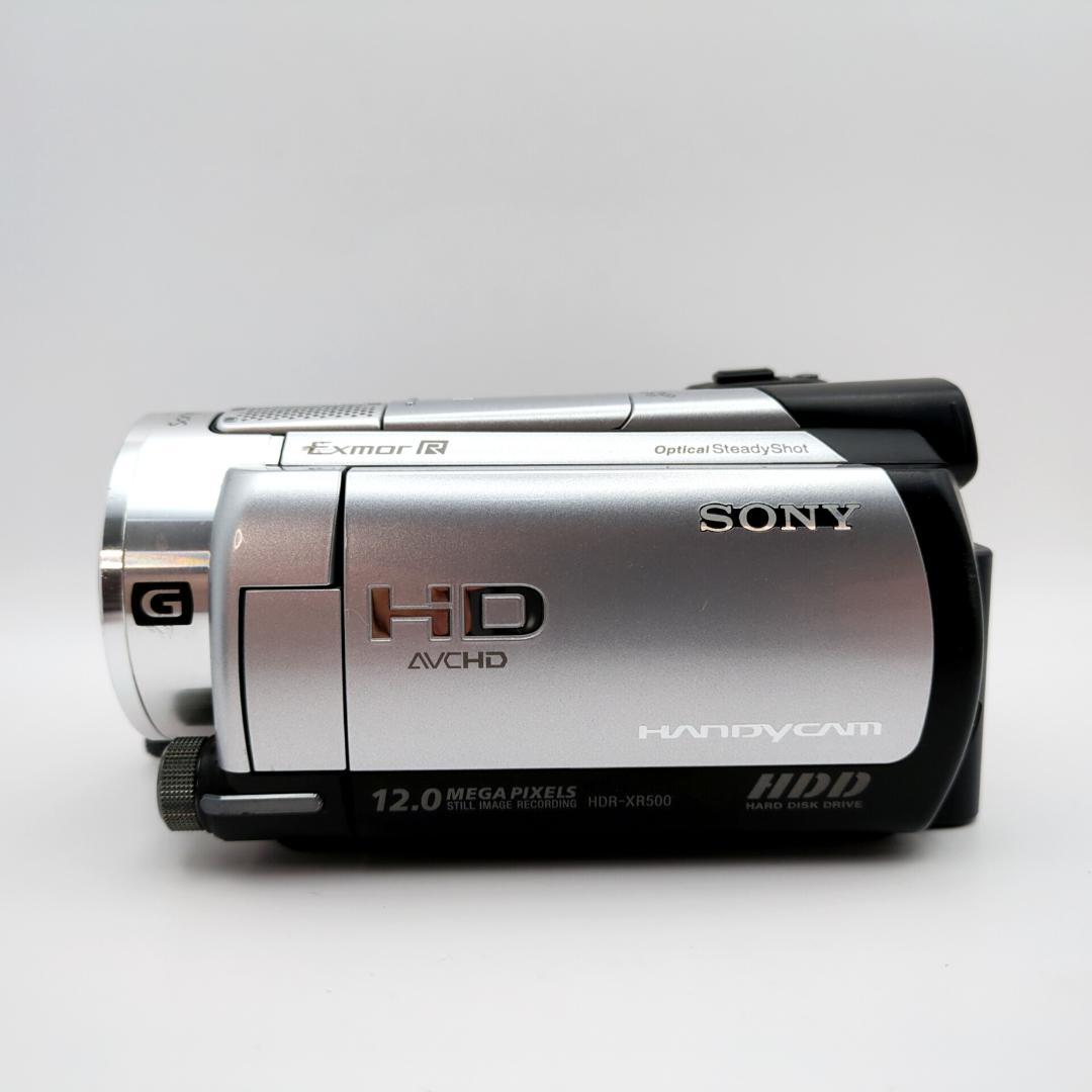 SONY HDR-XR500 ビデオカメラ ワイドコンバージョンレンズ付
