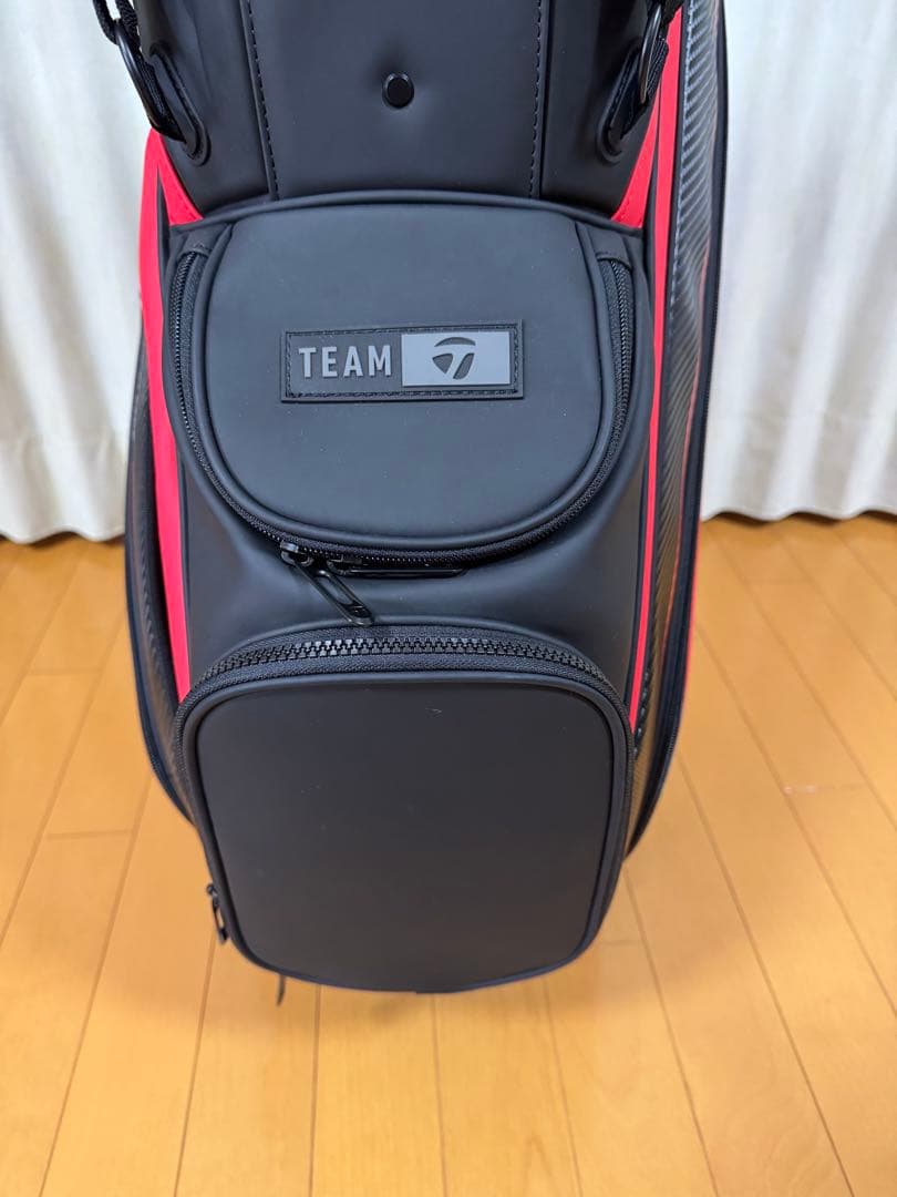 テーラーメイド　ステルス　スタンドバッグ 赤黒