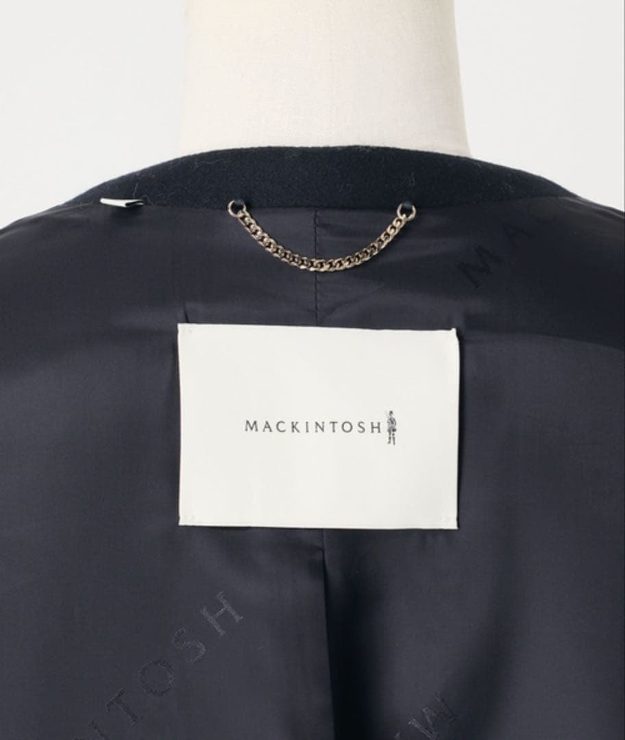 IENA別注 ノーカラーコート MACKINTOSH HUMBIE 未使用