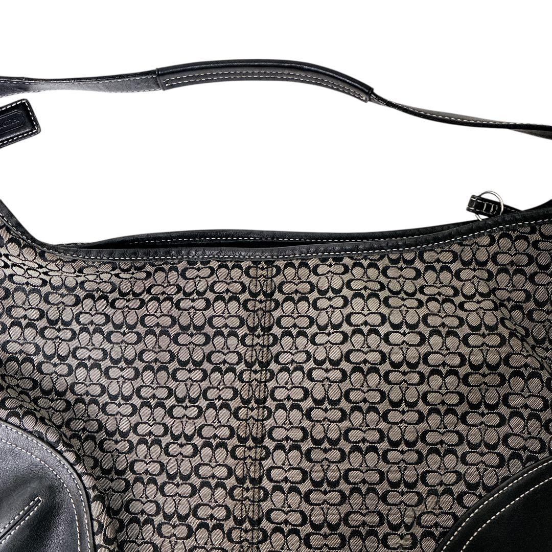 専用❣️COACH 6385 Signature Hobo ワンショルダー 黒