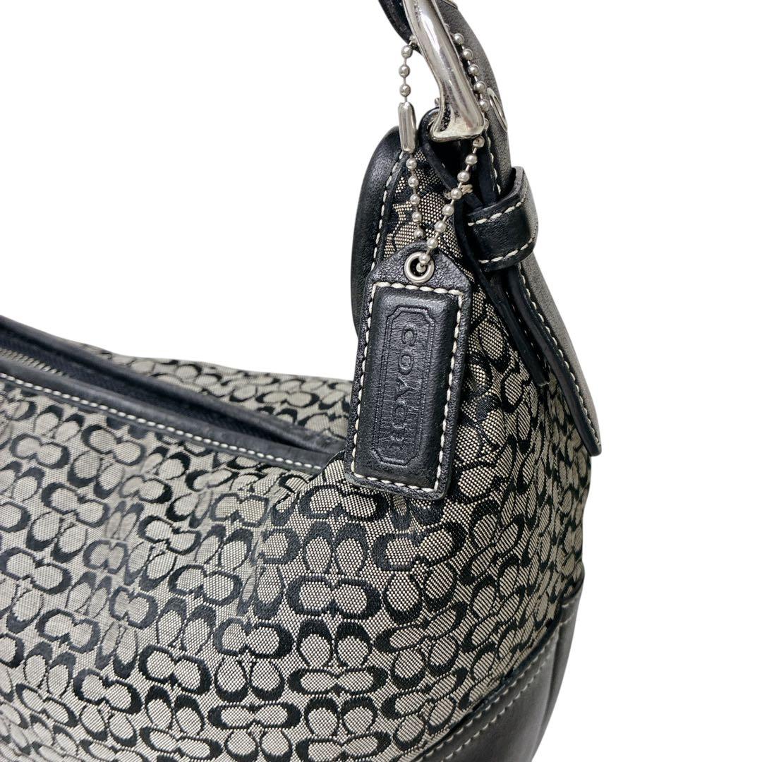専用❣️COACH 6385 Signature Hobo ワンショルダー 黒