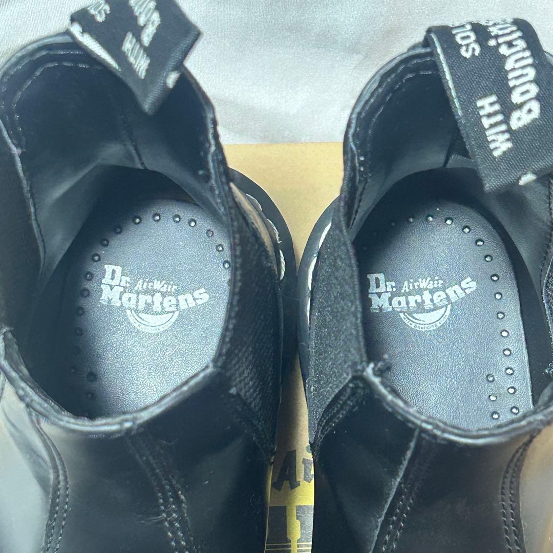 【美品】ドクターマーチン ブラック サイドゴアブーツ レザー 25cm