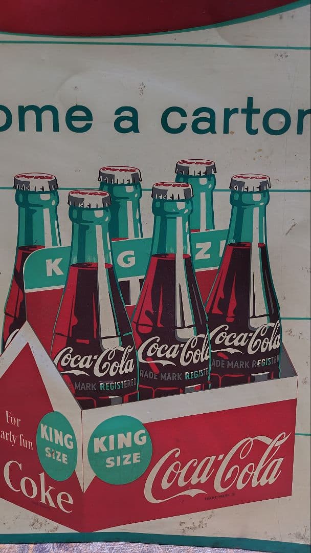 【激レア／ヴィンテージ】Coca-Cola コカ・コーラ 看板