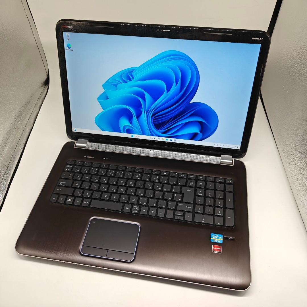 【HP】高性能i7 SSD120GB+HDD1TB 17.3インチ ノートPC