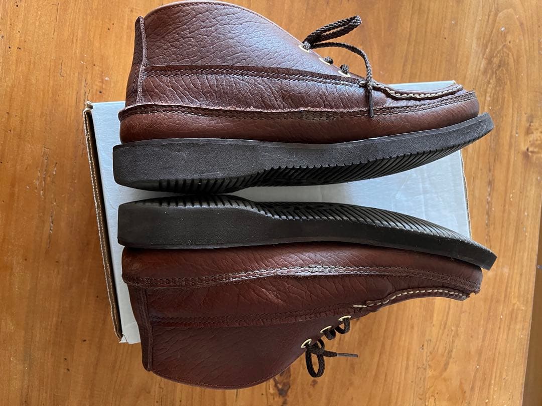 25cm 箱付 Russell Moccasin Chukka ビブラムソール
