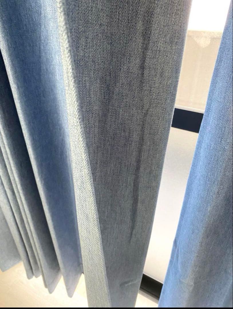 カーテン ニトリ4枚 100×200 + ニトリレースカーテン３枚 . 7セット