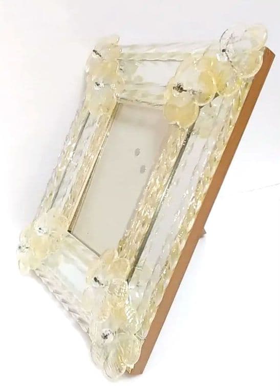 最終価格 ベネチアングラス 写真たて フォトフレーム レア ムラーノガラス 新品