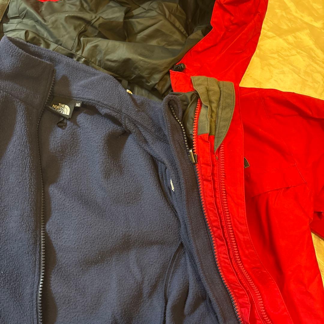 The North Face スキージャケット・インナーフリース、ズボン3点