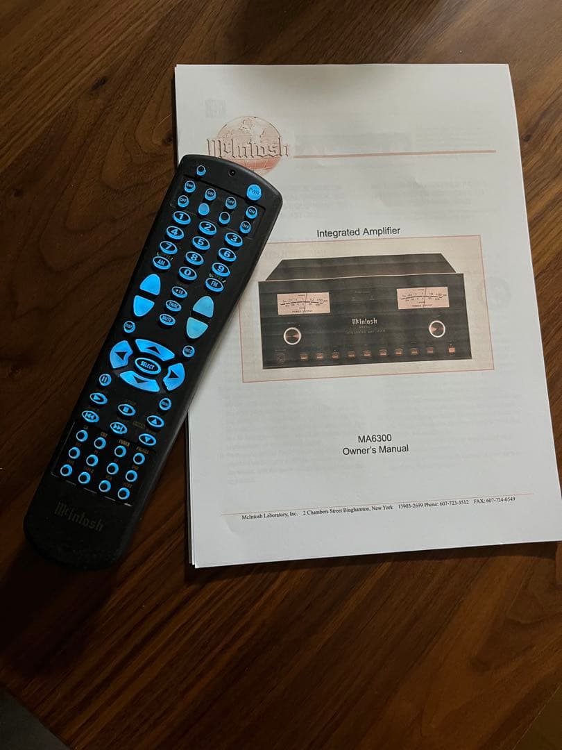 マッキントッシュ　MA6300 　　　プリメインアンプ