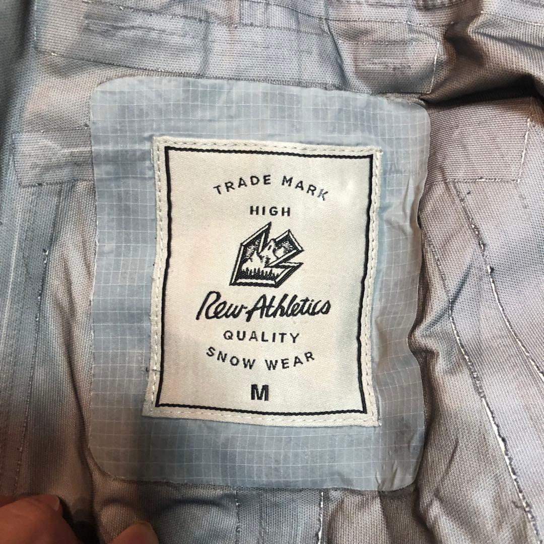 rew スノーボード gore-tex 3Lビブパンツ M ゴアテックス