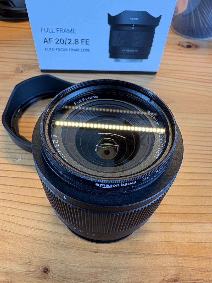 VILTROX AF 20mm F2.8 フィルター付き　単焦点