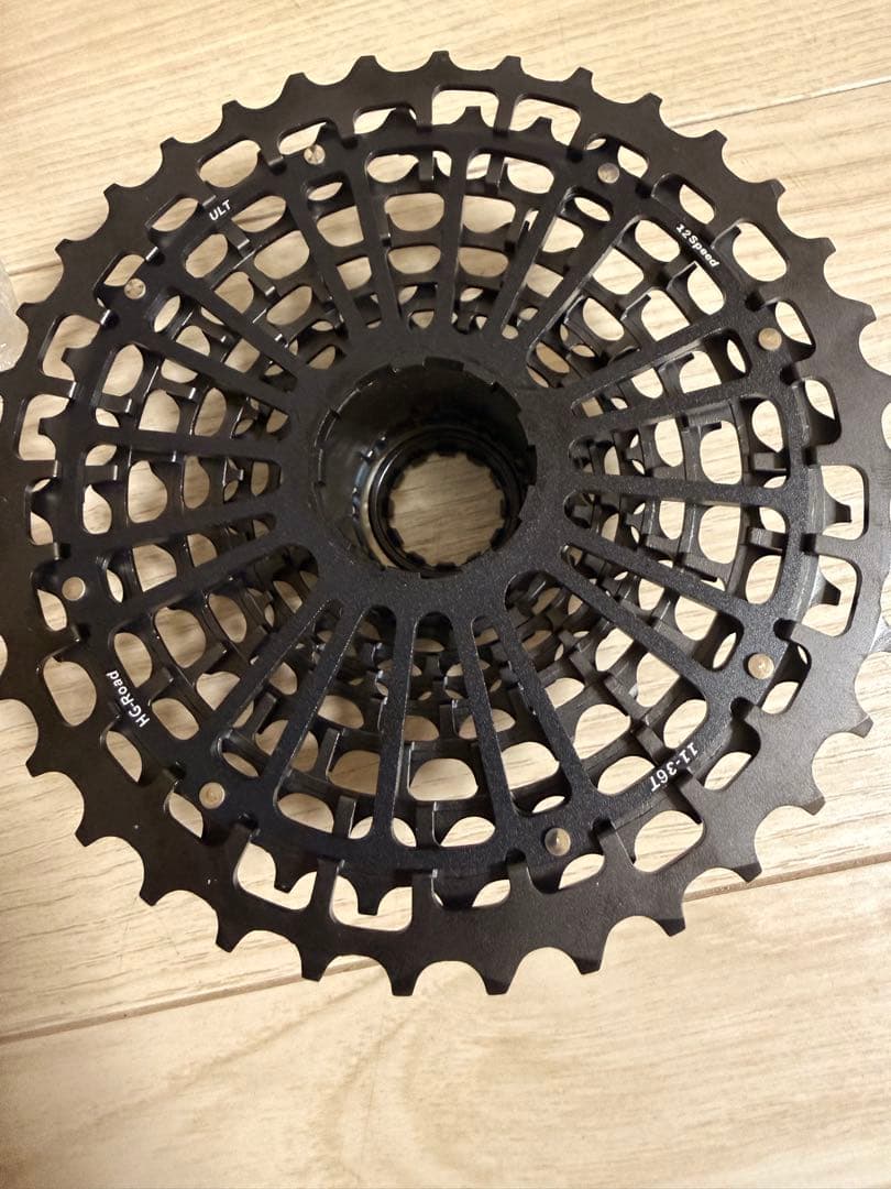 GOLDIX 超軽量12速カセットスプロケット 221g 11-36T