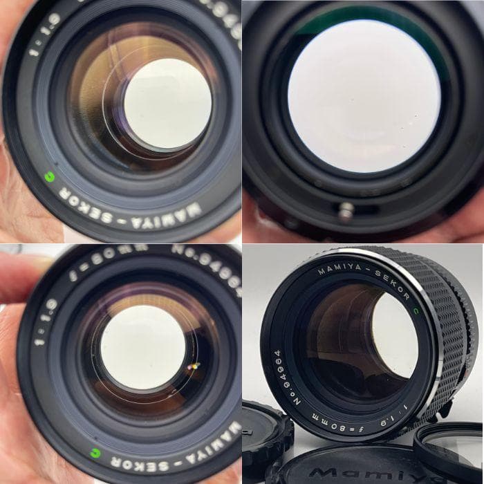 マミヤ マニュアルレンズ MAMIYA-SEKOR C 80mm F1.9