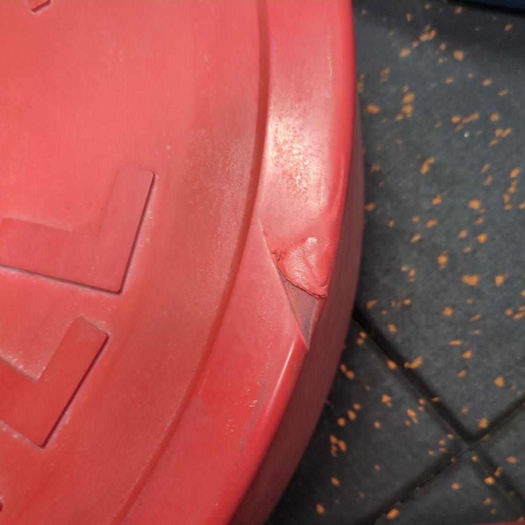 【引取限定】アメリカンバーベル スポーツバンパープレート140kgセット