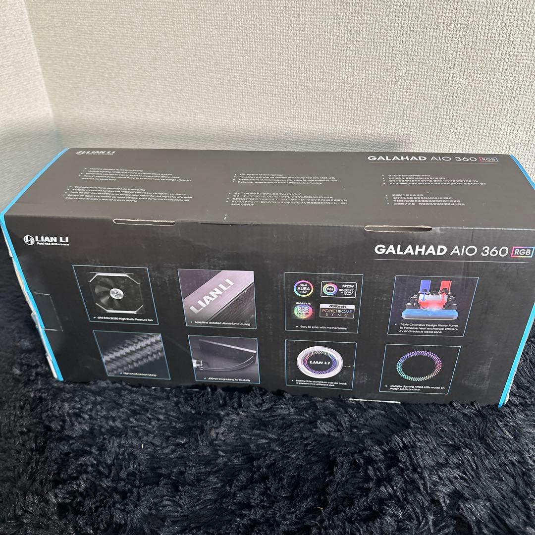 LIAN LI CPUクーラー GALAHAD AIO 360 RGB ホワイト