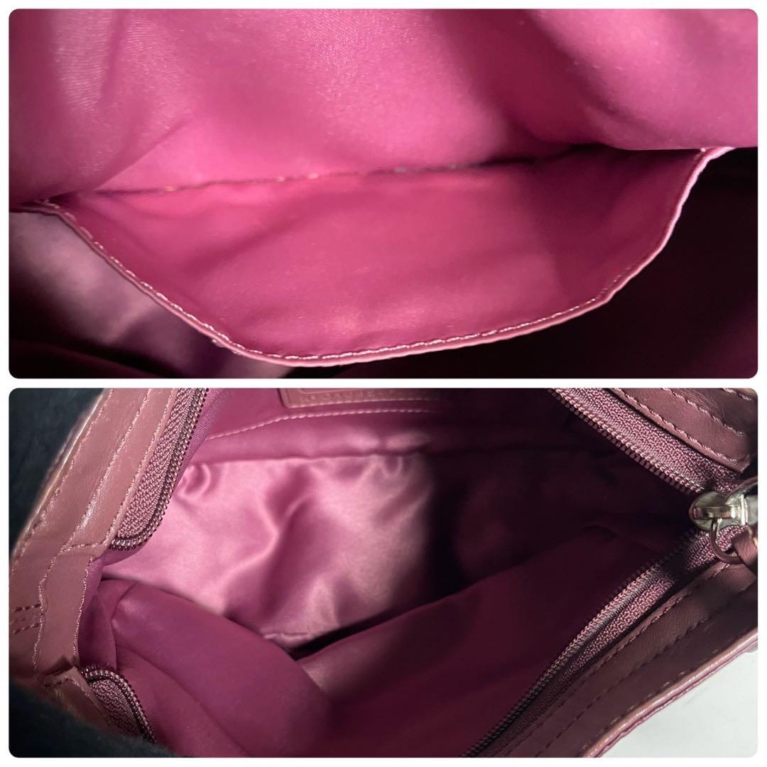 バッグ Coach Signature One Shoulder Pink