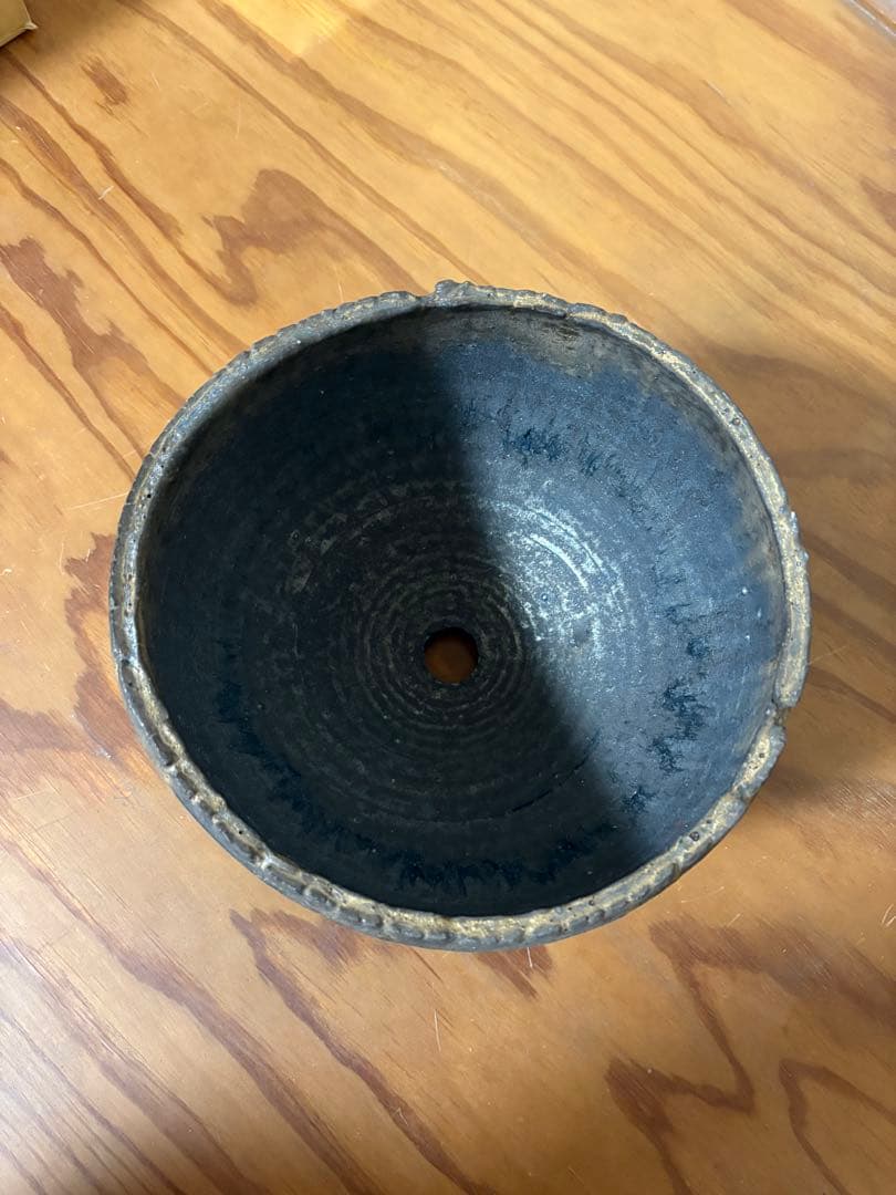 細川 政己 大鉢 yellgreen 希少