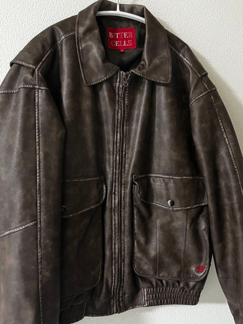 BITTERCELLS Star Leather Jacket レザージャケット