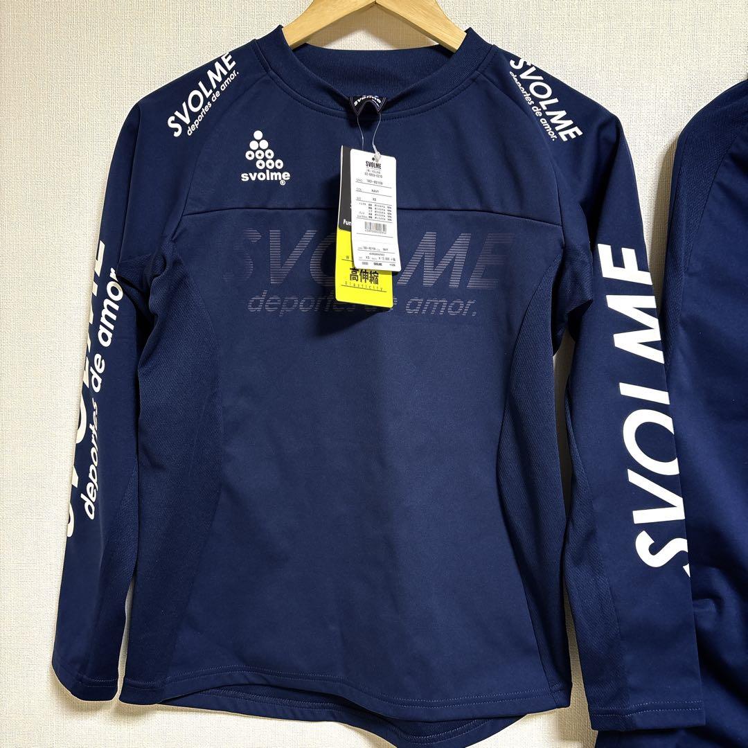 新品未使用 SVOLME ネイビー XS 上下 セット 長袖 トップス パンツ