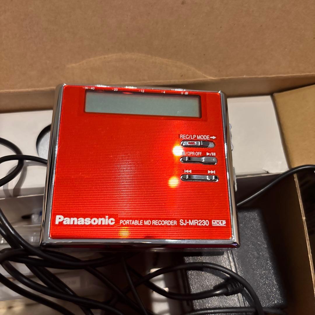 Panasonic ポータブルMDレコーダー SJ-MR230-R