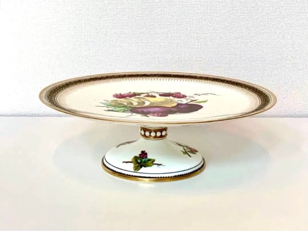 極上品◾️イギリスアンティーク ヴィクトリア時代 脚付きコンポート ケーキスタンド