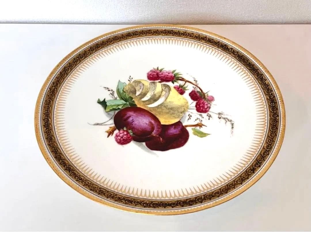 極上品◾️イギリスアンティーク ヴィクトリア時代 脚付きコンポート ケーキスタンド