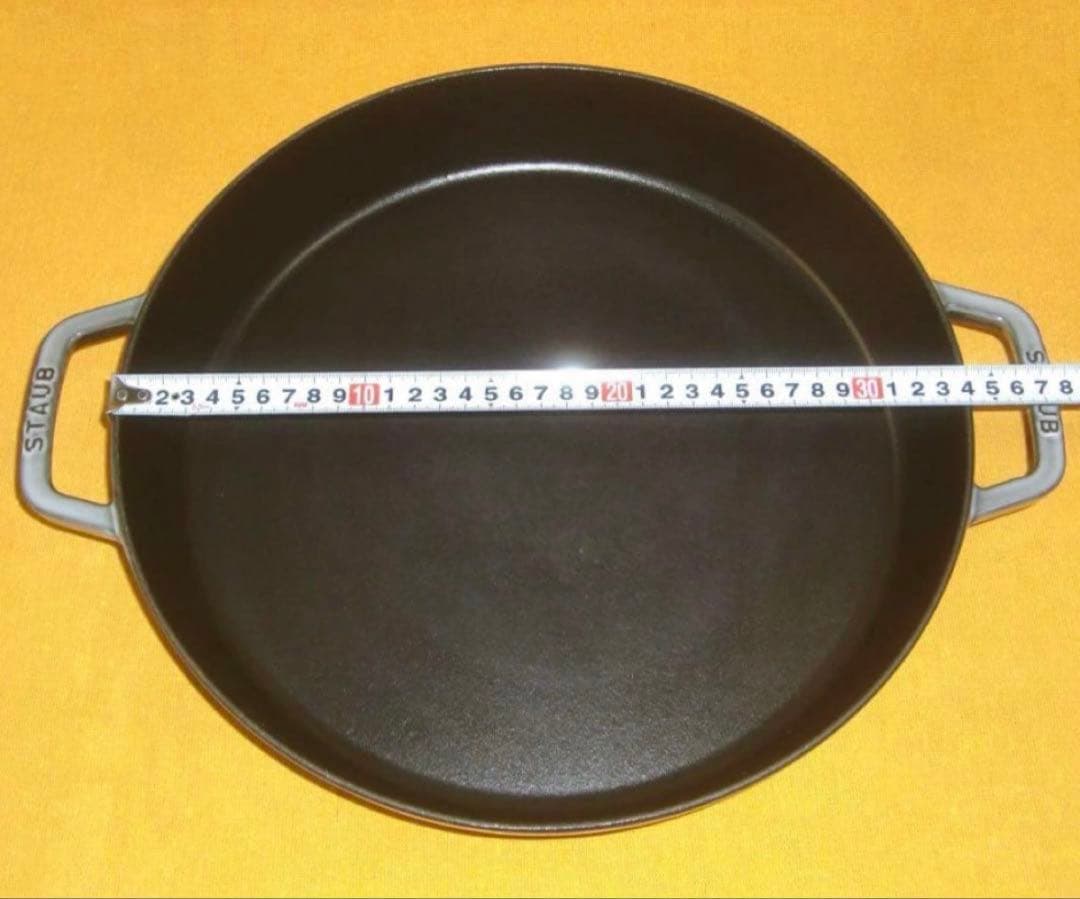 早い者勝ち‼️ IH ストウブ 最大級34cm‼️フライパン すき焼き鍋 ホーロー鍋