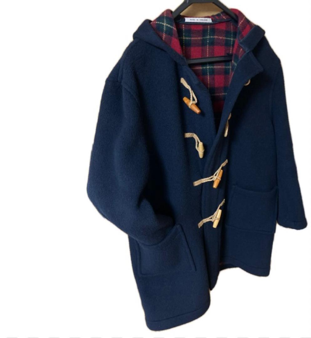 MONTGOMERY モンゴメリーネイビー ダッフルコート Lメンズ　英国製