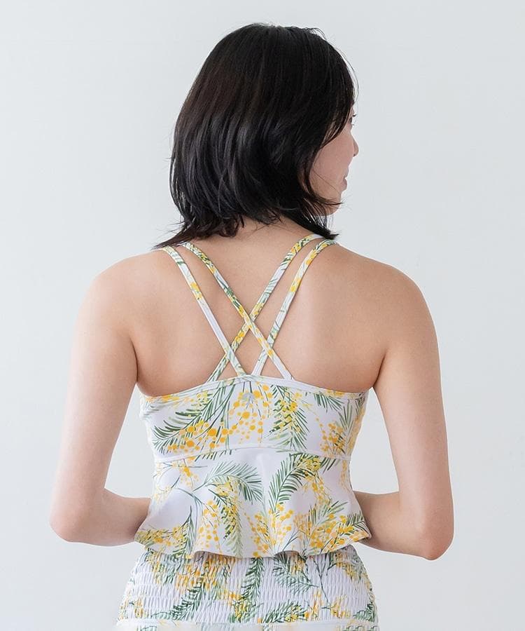 SUKALA　スプリングフラワーフレアブラトップ　ミモザ　Mサイズ　LAVA