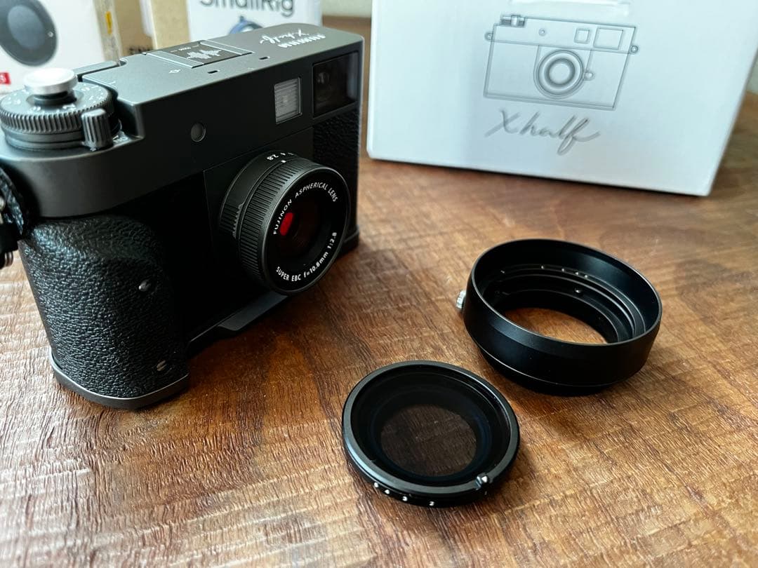 FUJIFILM xhalf x-hf1 チャコールシルバー アクセサリー多数