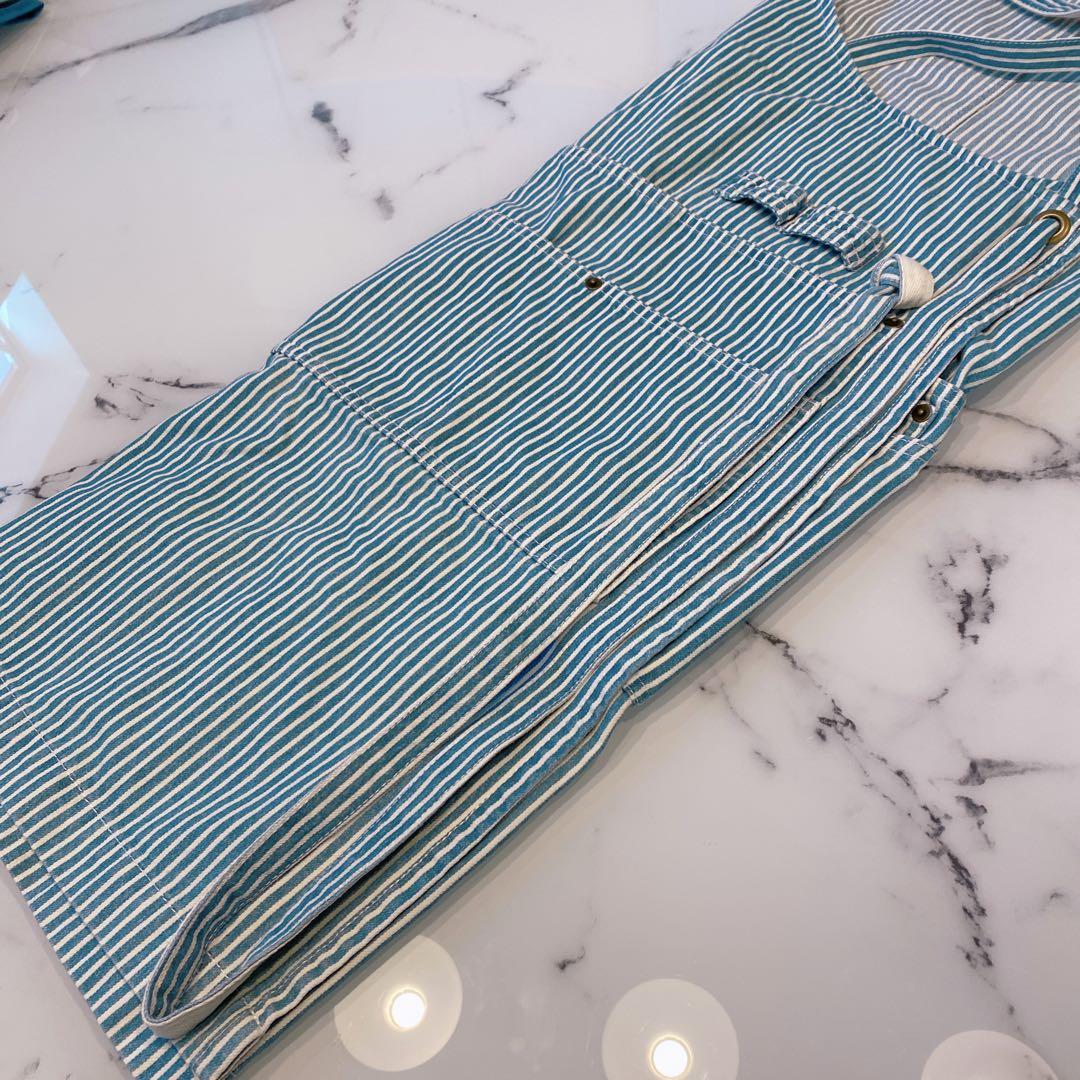 Ralph Lauren ラルフローレン ヒッコリーエプロン ストライプ デニム