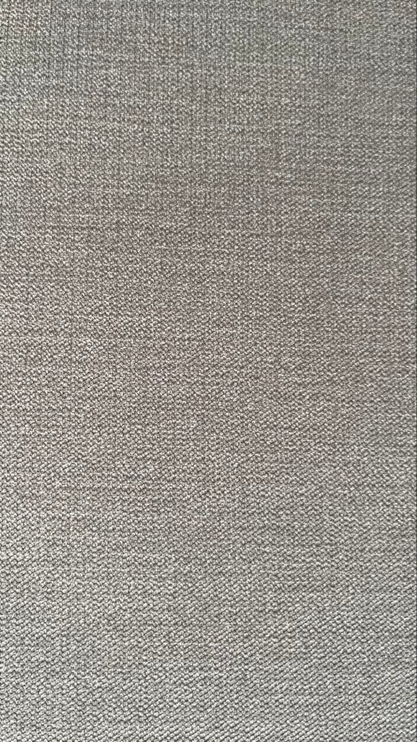 グレー ボタン留め 3人掛けソファ