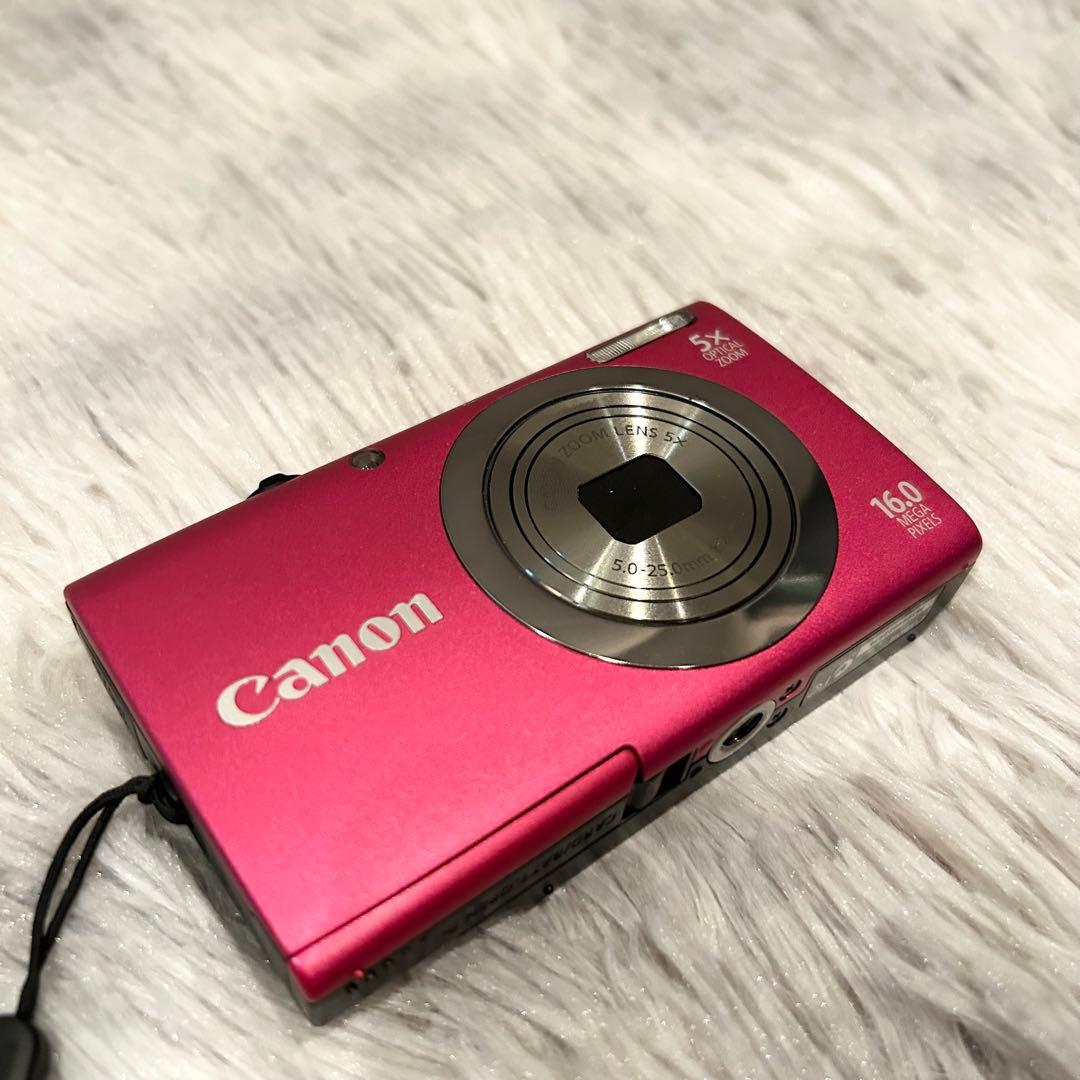 【動作確認済】Canon Power Shot A2300 ピンク