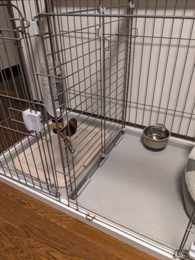 【犬用ケージ☆屋根付き】 ペティオドックルームサークルワイド☆トイレスペース分離