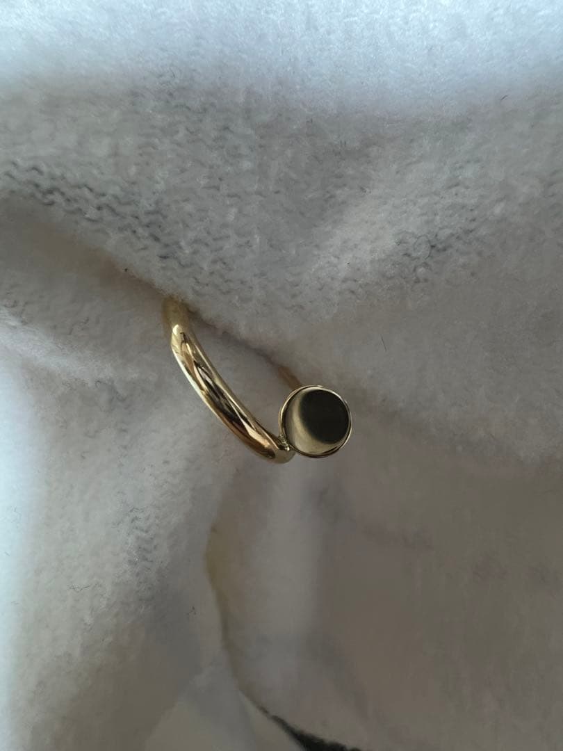 Cartier カルティエ ジュストアンクル シングルピアス ゴールド YG片耳