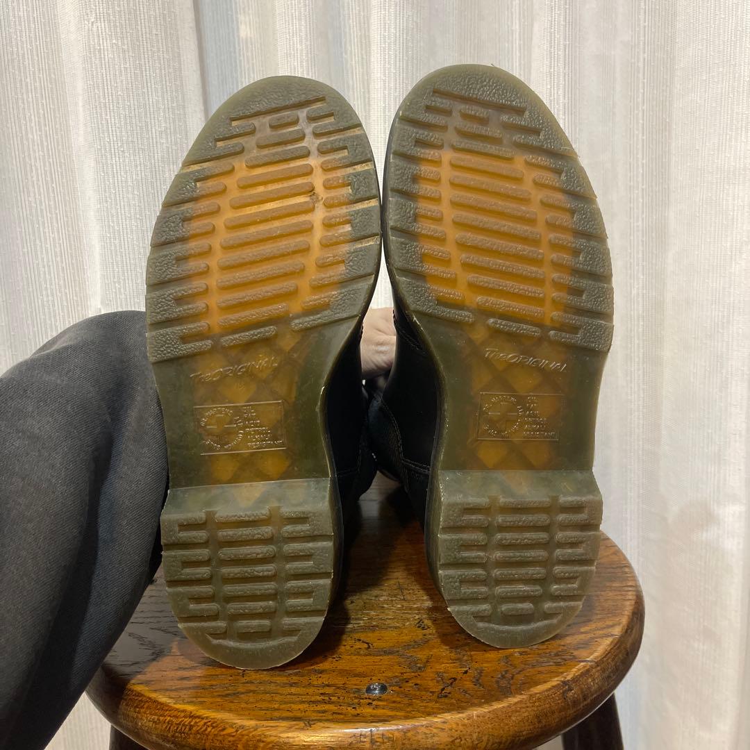 し*ご様 ドクターマーチン サイドゴア チェルシーブーツ イエローステッチUK6