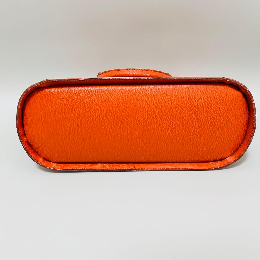 ETRO エトロ レザー ハンドバッグ ショルダーバッグ　2way オレンジ系