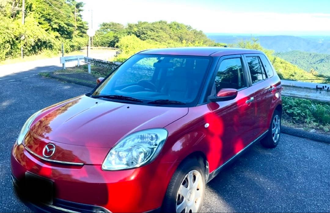 マツダ ベリーサ L 平成21年　車検あり 赤　車両本体