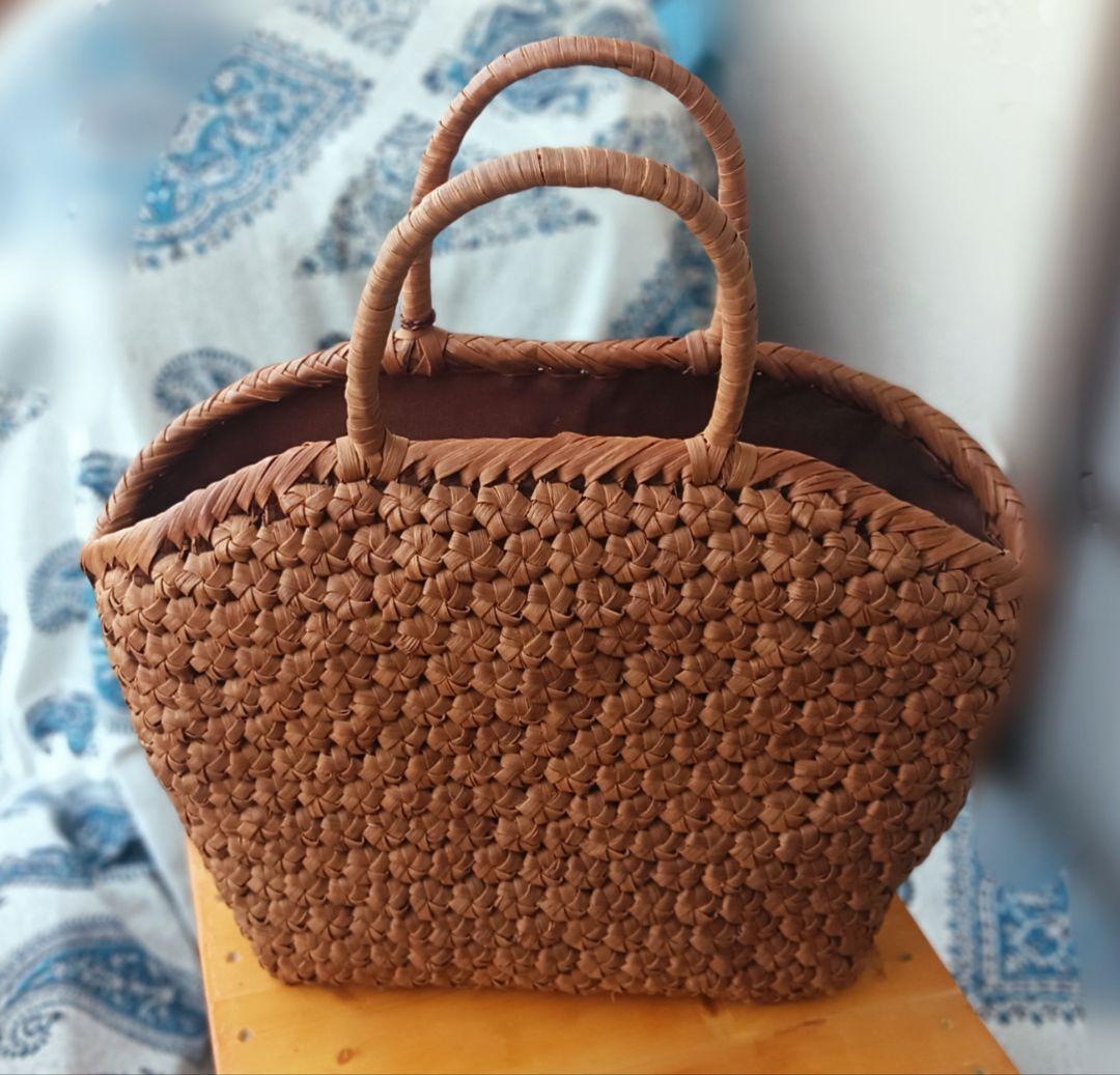 【最終日・期間限定値下げ】純国産　山葡萄　籠バッグ