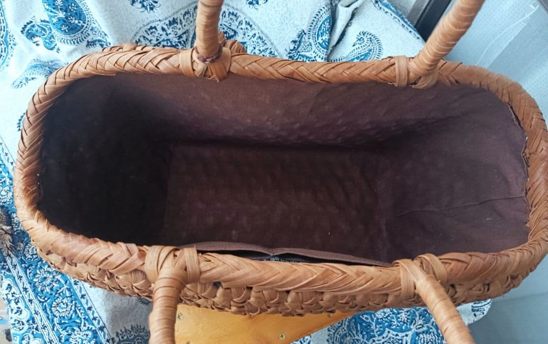 【最終日・期間限定値下げ】純国産　山葡萄　籠バッグ