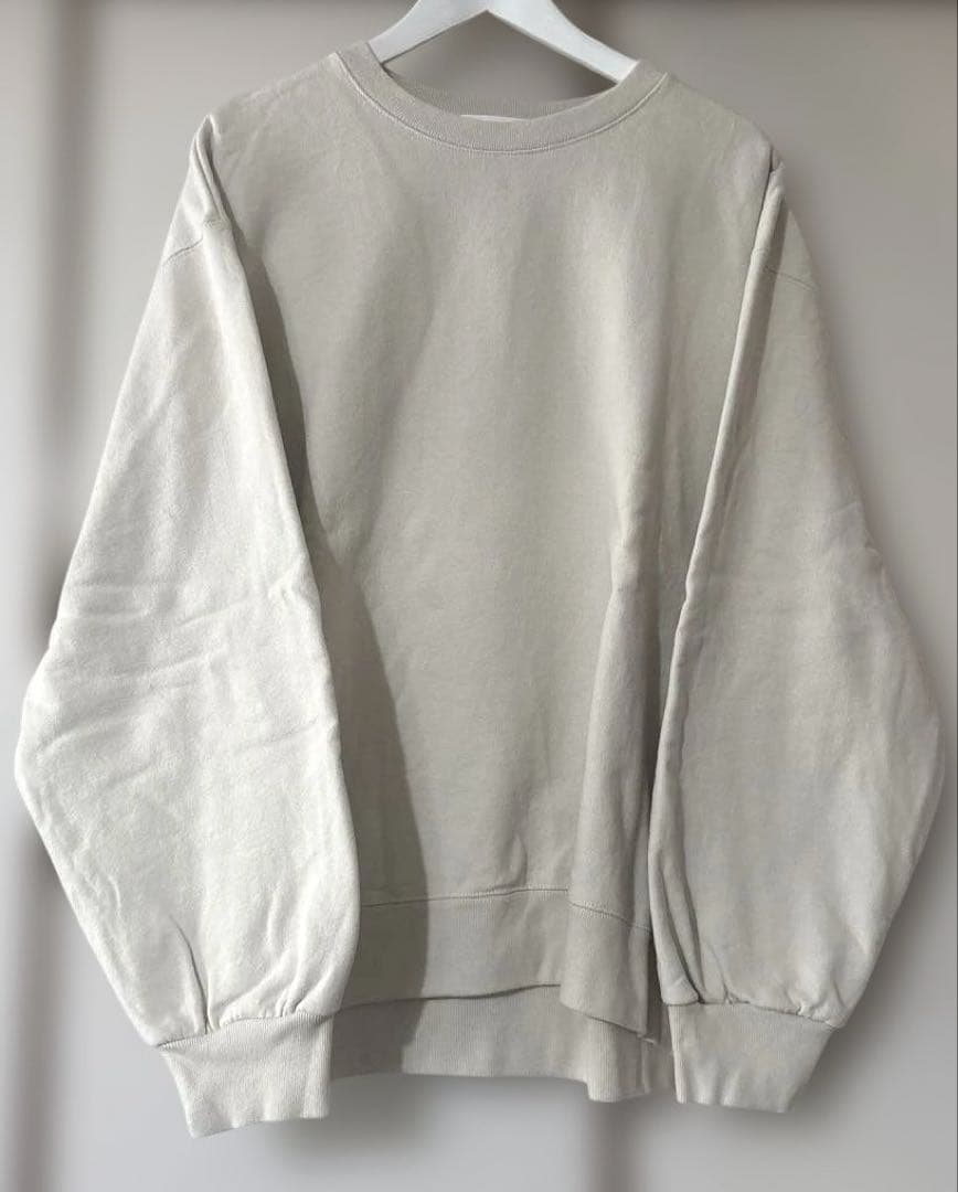 極美品☆AP STUDIO PRINT SWEAT PULLOVER ナチュラル