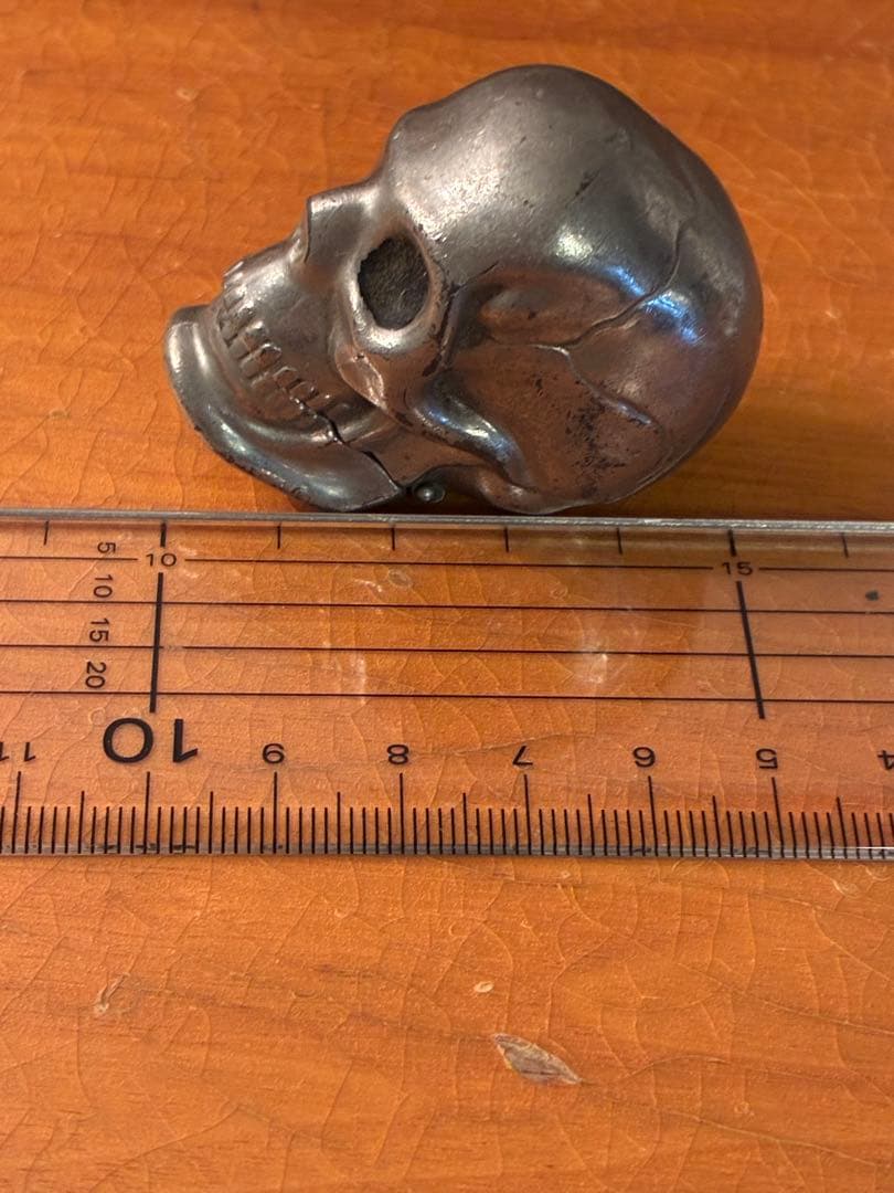 ビンテージ　スカル　髑髏　骸骨　アンティーク　灰皿　マッチ　ミッドセンチュリー