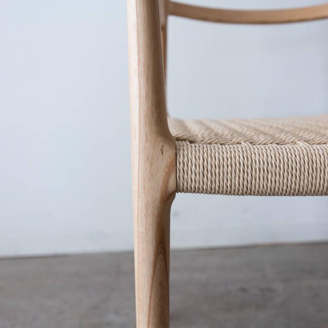 アームチェア アッシュ材 / ウレタン塗装 ペーパーコード F7-135NA