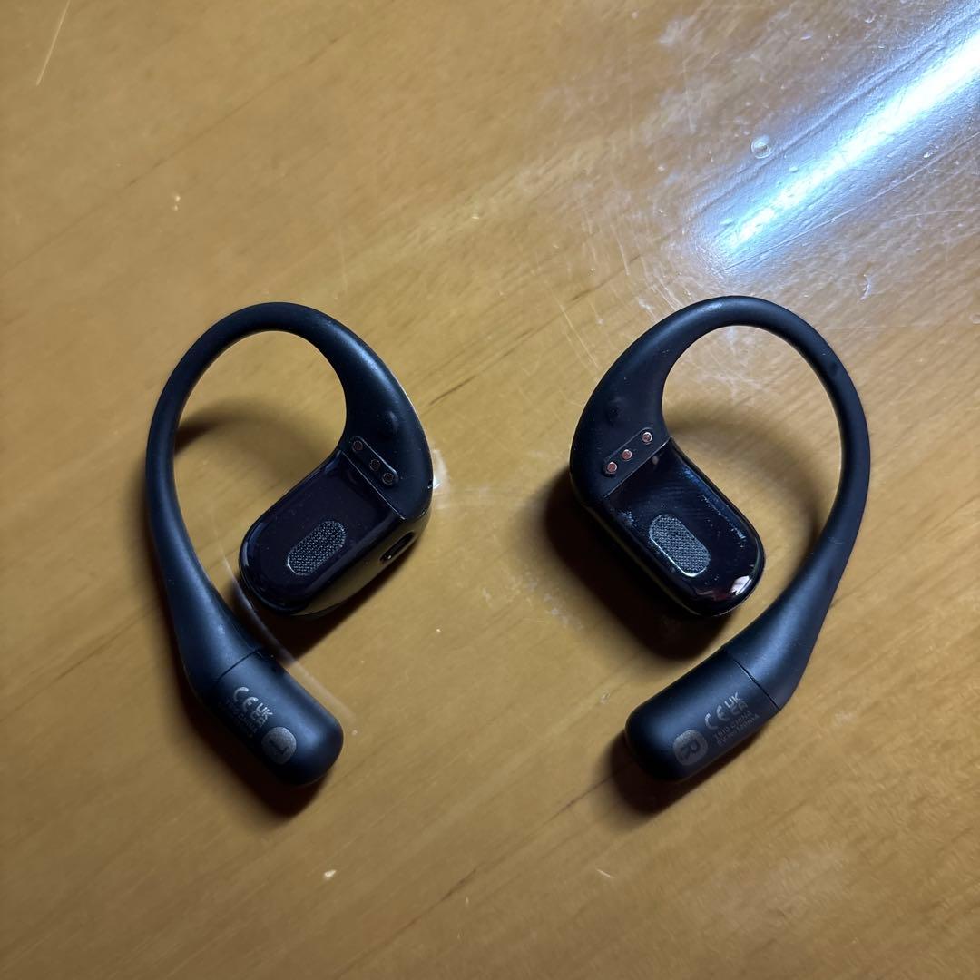 SHOKZ OPENFIT ワイヤレスイヤホン ブラック
