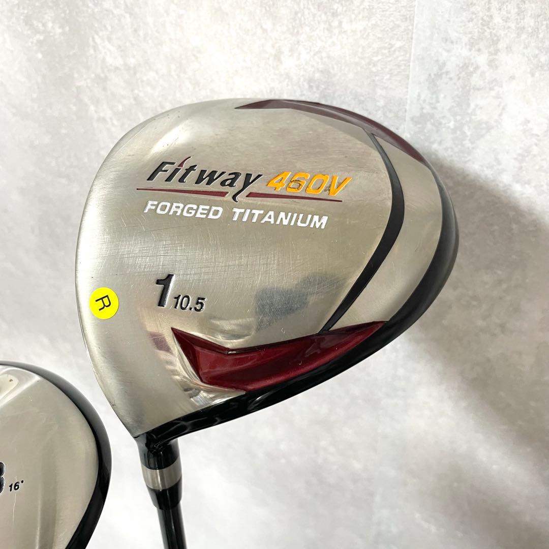Fitway レフティ メンズ ゴルフクラブセット 10本　Rフレックス