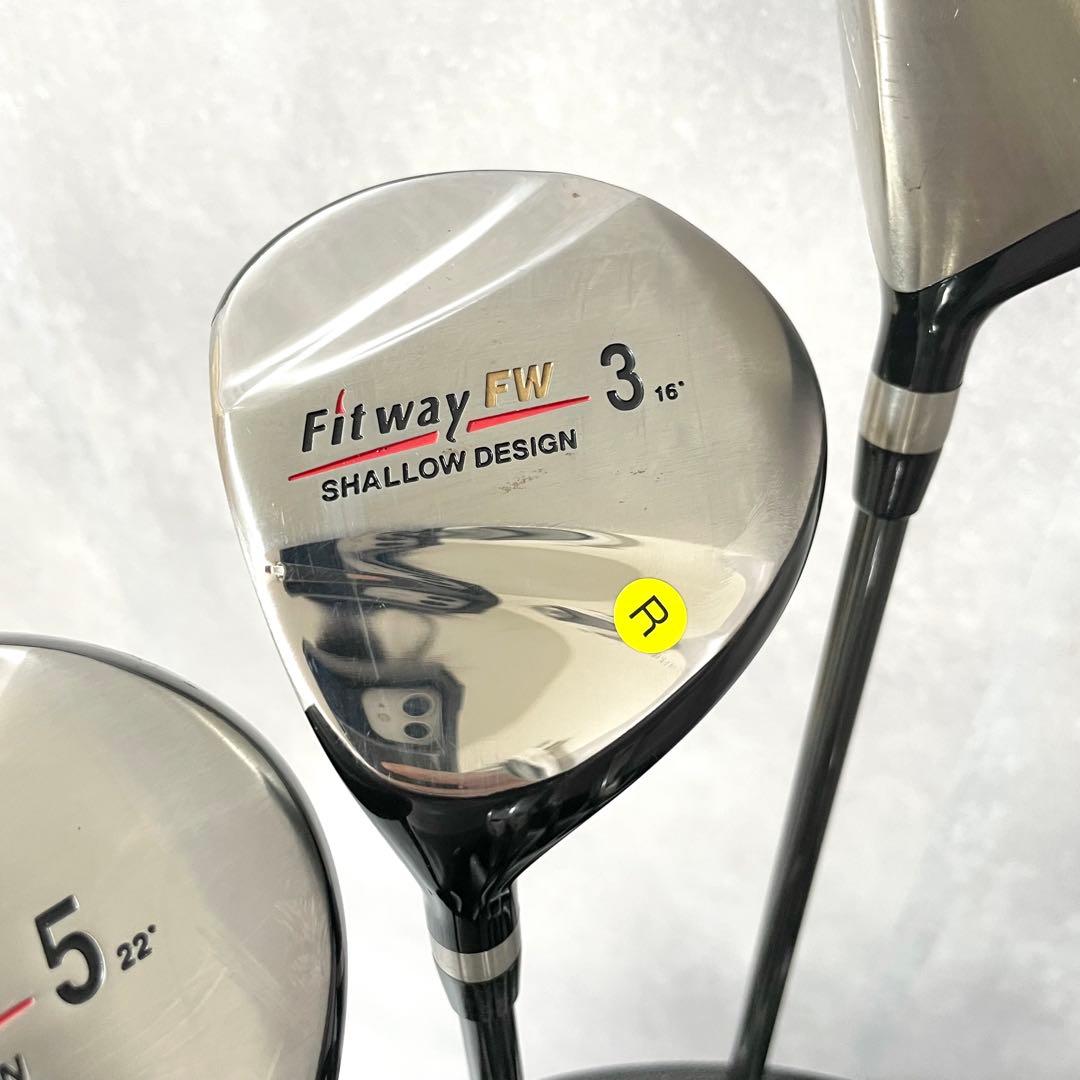 Fitway レフティ メンズ ゴルフクラブセット 10本　Rフレックス