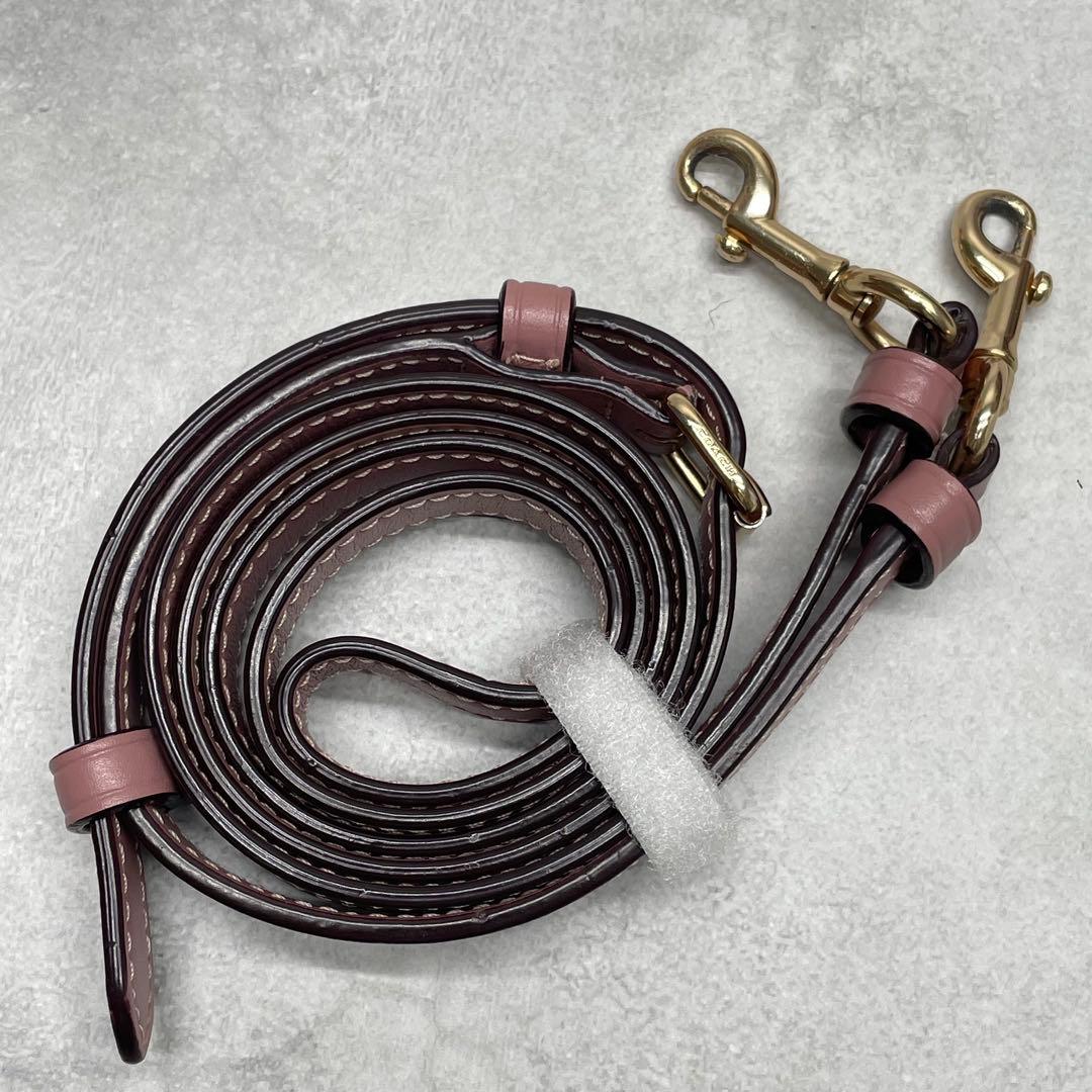 専用✨コーチ 2way ハンド ショルダーバッグ PVC×レザー 花柄 肩掛け