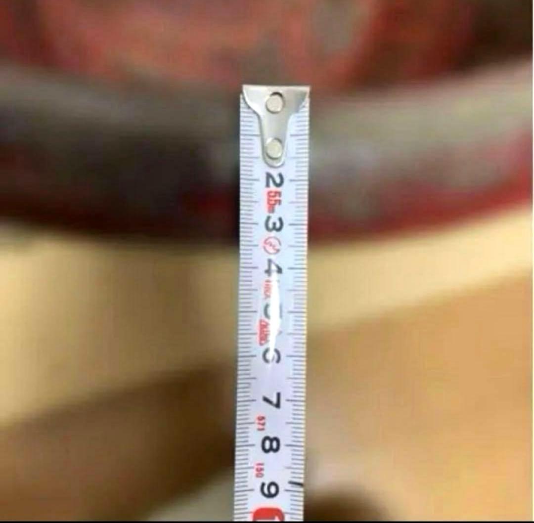 美しい赤鉢　睡蓮鉢　特大